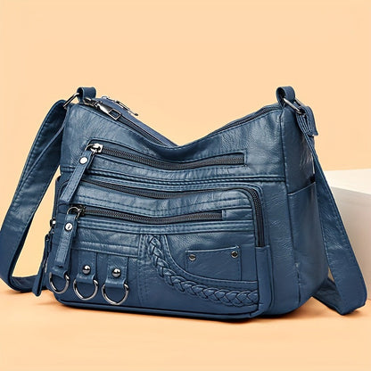 Women's Parental System Tote — Premium Convertible Diaper Bag with Multi-Zip Organization & Elevated Carry