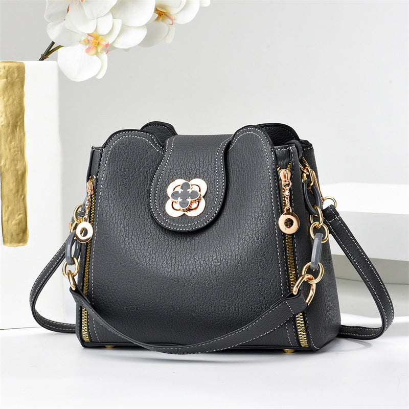 Women's Minimalist Convertible Purse - Sleek Shoulder & Crossbody Bag with Top Handle, Quiet Luxury Small Handbag for Everyday Chic