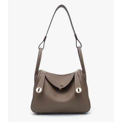 Women's Orsay Pebbled Bucket — Artisan-Stitched Top-Grain Leather Tote with Convertible Carry & Structured Silhouette