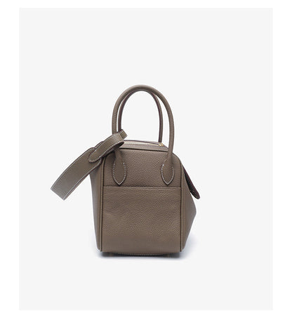 Women's Orsay Pebbled Bucket — Artisan-Stitched Top-Grain Leather Tote with Convertible Carry & Structured Silhouette