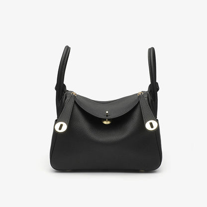 Women's Orsay Pebbled Bucket — Artisan-Stitched Top-Grain Leather Tote with Convertible Carry & Structured Silhouette