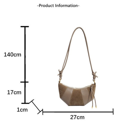 Women's Puff Luxe Dual-Texture Hobo - Vegan Leather & Sueded Matte Crossbody - Retro Curated Silhouette