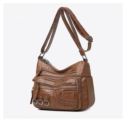 Women's Parental System Tote — Premium Convertible Diaper Bag with Multi-Zip Organization & Elevated Carry