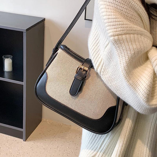 Women's Wander Canvas Crossbody - Artisan-Textured Convertible Shoulder Bag for Effortless Days