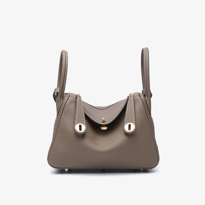 Women's Orsay Pebbled Bucket — Artisan-Stitched Top-Grain Leather Tote with Convertible Carry & Structured Silhouette