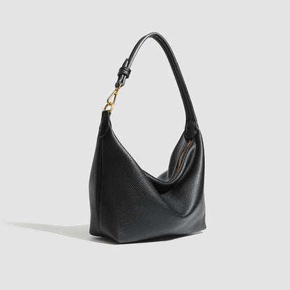 Women's Metro Pebble Hobo - Spacious Pebbled Leather Commuter - Convertible Shoulder Sling