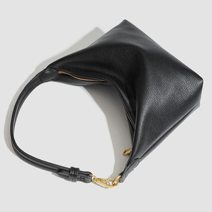 Women's Metro Pebble Hobo - Spacious Pebbled Leather Commuter - Convertible Shoulder Sling