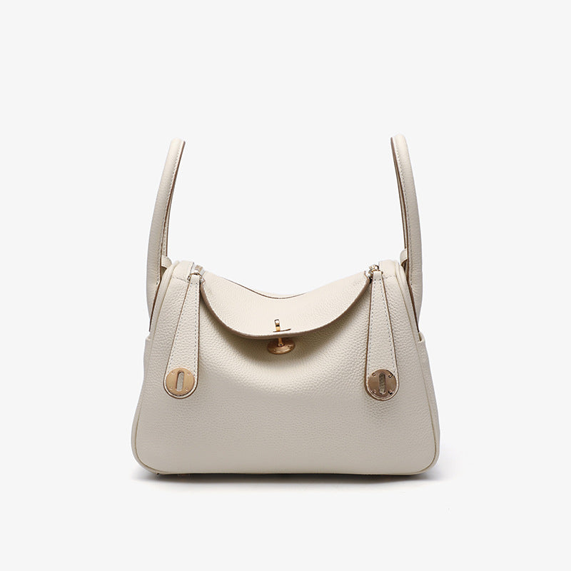 Women's Orsay Pebbled Bucket — Artisan-Stitched Top-Grain Leather Tote with Convertible Carry & Structured Silhouette