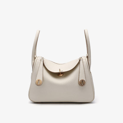 Women's Orsay Pebbled Bucket — Artisan-Stitched Top-Grain Leather Tote with Convertible Carry & Structured Silhouette