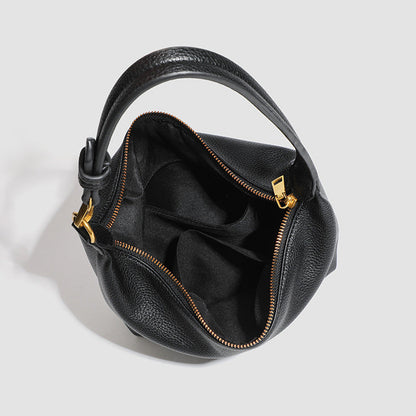 Women's Metro Pebble Hobo - Spacious Pebbled Leather Commuter - Convertible Shoulder Sling