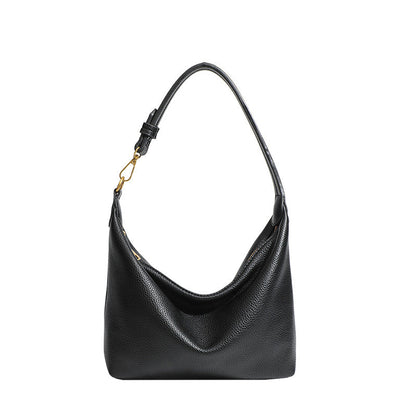 Women's Metro Pebble Hobo - Spacious Pebbled Leather Commuter - Convertible Shoulder Sling