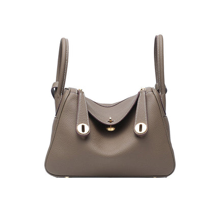 Women's Orsay Pebbled Bucket — Artisan-Stitched Top-Grain Leather Tote with Convertible Carry & Structured Silhouette