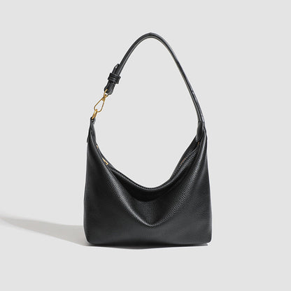 Women's Metro Pebble Hobo - Spacious Pebbled Leather Commuter - Convertible Shoulder Sling