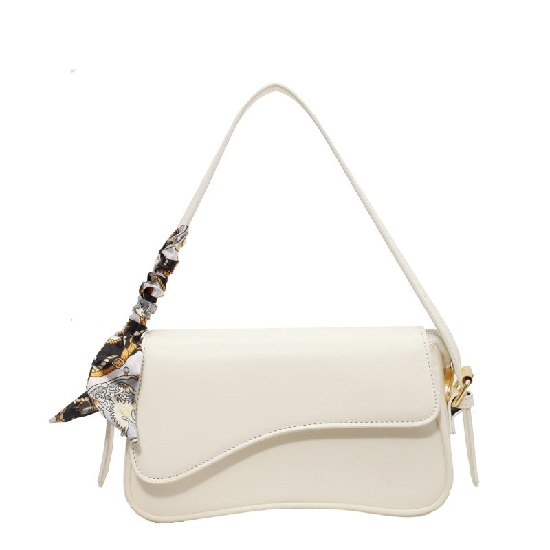 Women's Magnetic Snap Flap Shoulder Bag – Chic Minimalist Crossbody, Top-Handle & Underarm Bag for Work Commute, Versatile Elegant Purse