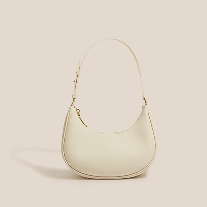 Women's Crescent Moon Hobo Bag — Effortlessly Versatile Underarm Purse with Refined Details