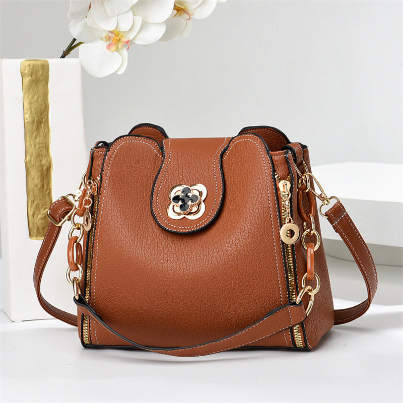 Women's Minimalist Convertible Purse - Sleek Shoulder & Crossbody Bag with Top Handle, Quiet Luxury Small Handbag for Everyday Chic