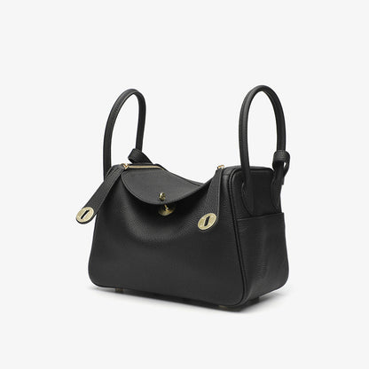 Women's Orsay Pebbled Bucket — Artisan-Stitched Top-Grain Leather Tote with Convertible Carry & Structured Silhouette