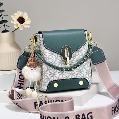 Women's Plaid Phone Crossbody Bag - Mini Shoulder Bag with Detachable Strap (Fits iPhone Plus)