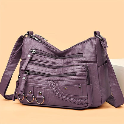 Women's Parental System Tote — Premium Convertible Diaper Bag with Multi-Zip Organization & Elevated Carry
