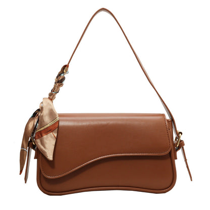 Women's Magnetic Snap Flap Shoulder Bag – Chic Minimalist Crossbody, Top-Handle & Underarm Bag for Work Commute, Versatile Elegant Purse