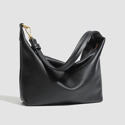 Women's Metro Pebble Hobo - Spacious Pebbled Leather Commuter - Convertible Shoulder Sling
