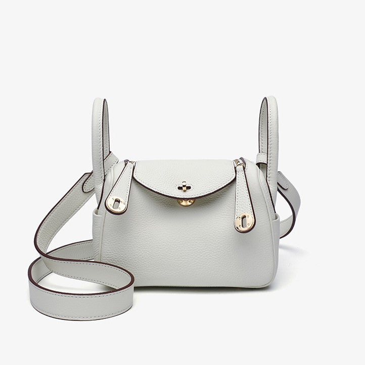 Women's Orsay Pebbled Bucket — Artisan-Stitched Top-Grain Leather Tote with Convertible Carry & Structured Silhouette