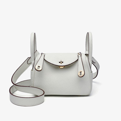 Women's Orsay Pebbled Bucket — Artisan-Stitched Top-Grain Leather Tote with Convertible Carry & Structured Silhouette