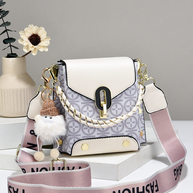 Women's Plaid Phone Crossbody Bag - Mini Shoulder Bag with Detachable Strap (Fits iPhone Plus)